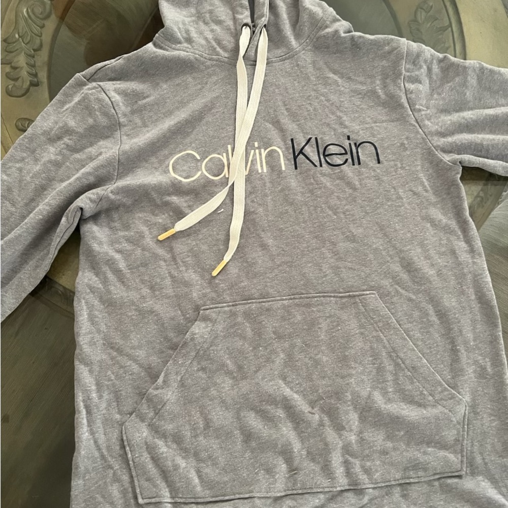 Calvin Klein Gray Hoodie for Men (unisex)